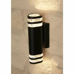 Applique murale d'extérieur Konstsmide Modena Noir, 2 lumières