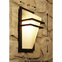 Applique murale d'extérieur Eglo Park Anthracite, 1 lumière