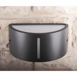 Applique murale d'extérieur LUTEC BONN Anthracite, 1 lumière