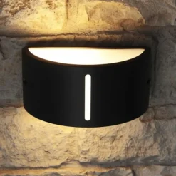 Applique murale d'extérieur LUTEC BONN Anthracite, 1 lumière