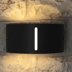 Applique murale d'extérieur LUTEC BONN Anthracite, 1 lumière