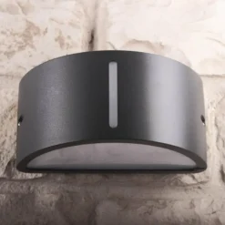 Applique murale d'extérieur LUTEC BONN Anthracite, 1 lumière