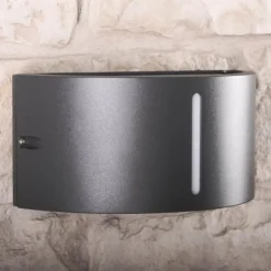 Applique murale d'extérieur LUTEC BONN Anthracite, 1 lumière