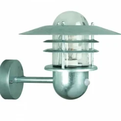 Applique murale d'extérieur Nordlux AGGER Zingué, 1 lumière, Détecteur de mouvement