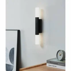 Applique murale Eglo ALCUDIA LED Noir, 2 lumières