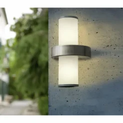 Applique murale Eglo BEVERLY Acier inoxydable