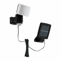 Applique murale EGLO CASABAS LED Noir, 1 lumière, Détecteur de mouvement