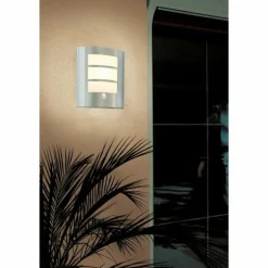 Applique murale Eglo CITY Acier inoxydable, Détecteur de mouvement