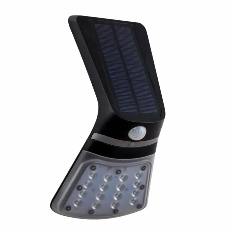 Applique murale Eglo LAMOZZO 1 LED Noir, 1 lumière, Détecteur de mouvement