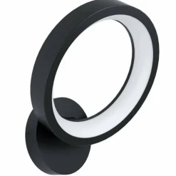 Applique murale Eglo MARGHERA-Z LED Noir, 4 lumières, Changeur de couleurs