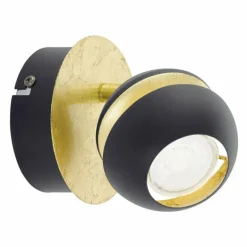 Applique murale Eglo NOCITO Or, Noir, 1 lumière