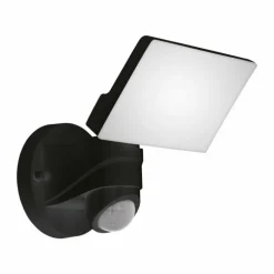 Applique murale EGLO PAGINO LED Noir, 1 lumière, Détecteur de mouvement