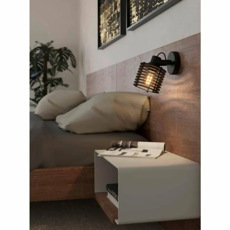 Applique murale Eglo SEGOVIA Noir, 1 lumière