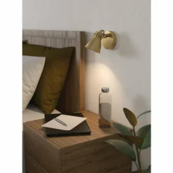 Applique murale Eglo SERAS LED Or, Laiton, 1 lumière