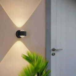 Applique murale Eglo TREVIOLO LED Anthracite, 2 lumières