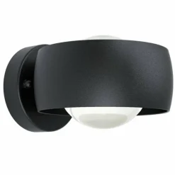 Applique murale Eglo TREVIOLO 1 LED Noir, 2 lumières