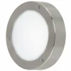 Applique murale Eglo VENTO 2 LED Acier inoxydable, 1 lumière