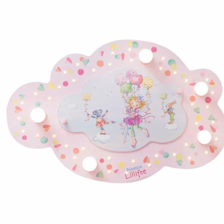 Applique murale Elobra BALLONSCHAUKEL Rose, 5 lumières