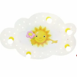 Applique murale Elobra Jaune, 5 lumières