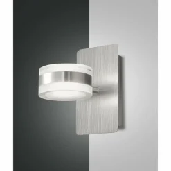 Applique murale Fabas Luce Dunk LED Aluminium, 1 lumière