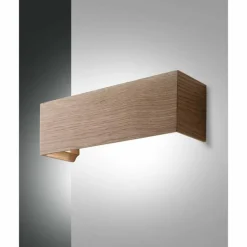 Applique murale Fabas Luce Badia LED Bois clair, 1 lumière