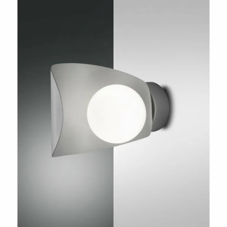 Applique murale Fabas Luce Adria LED Argenté, 1 lumière