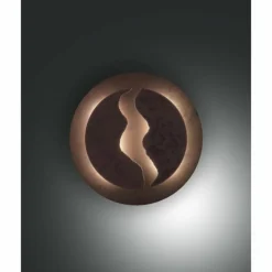 Applique murale Fabas Luce Ceva LED Rouille, 1 lumière