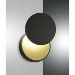 Applique murale Fabas Luce Ara LED Or, Noir, 1 lumière