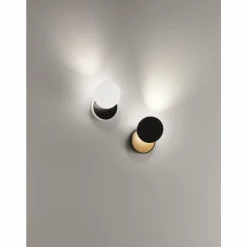 Applique murale Fabas Luce Ara LED Or, Noir, 1 lumière