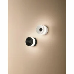 Applique murale Fabas Luce Billie LED Noir, 1 lumière