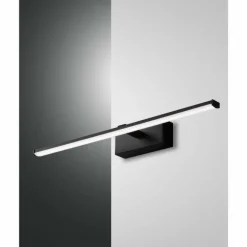 Applique murale Fabas Luce Nala LED Noir, 1 lumière