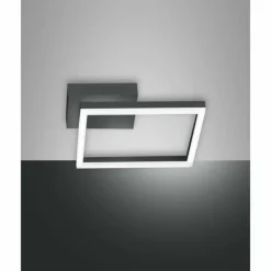 Applique murale Fabas Luce Bard LED Anthracite, 1 lumière