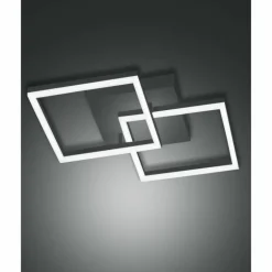 Applique murale Fabas Luce Bard LED Anthracite, 1 lumière