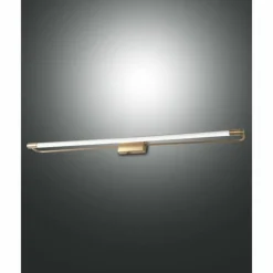 Applique murale Fabas Luce Rapallo LED Laiton, 1 lumière