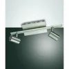 Applique murale Fabas Luce Tucson Nickel mat, 2 lumières