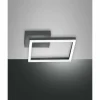 Applique murale Fabas Luce Bard LED Anthracite, 1 lumière