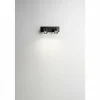Applique murale Fabas Luce Modo Noir, 2 lumières