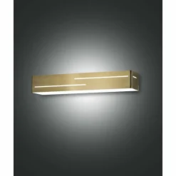 Applique murale Fabas Luce Banny LED Laiton, 1 lumière