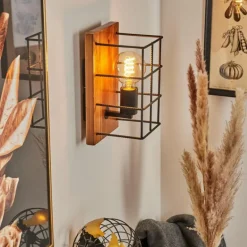 Applique murale Fevaag Écru, Noir, 1 lumière