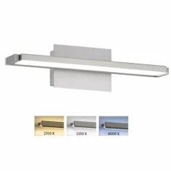 Applique murale Fischer & Honsel Pare TW LED Nickel brillant, 1 lumière, Changeur de couleurs