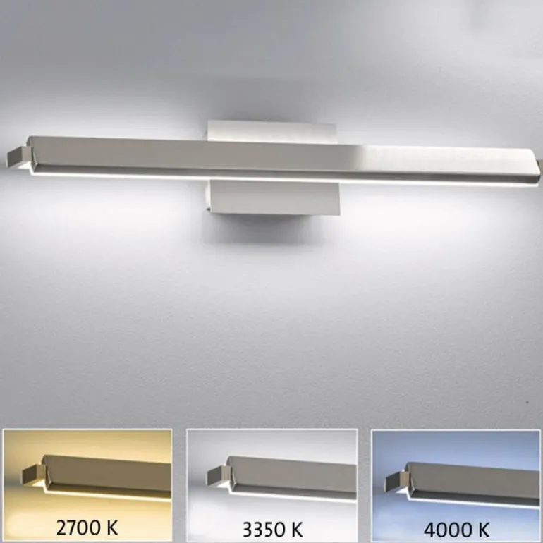 Applique murale Fischer & Honsel Pare TW LED Nickel brillant, 1 lumière, Changeur de couleurs