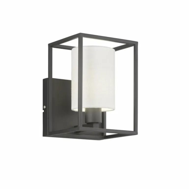 Applique murale Fischer & Honsel Gilli Noir, 1 lumière