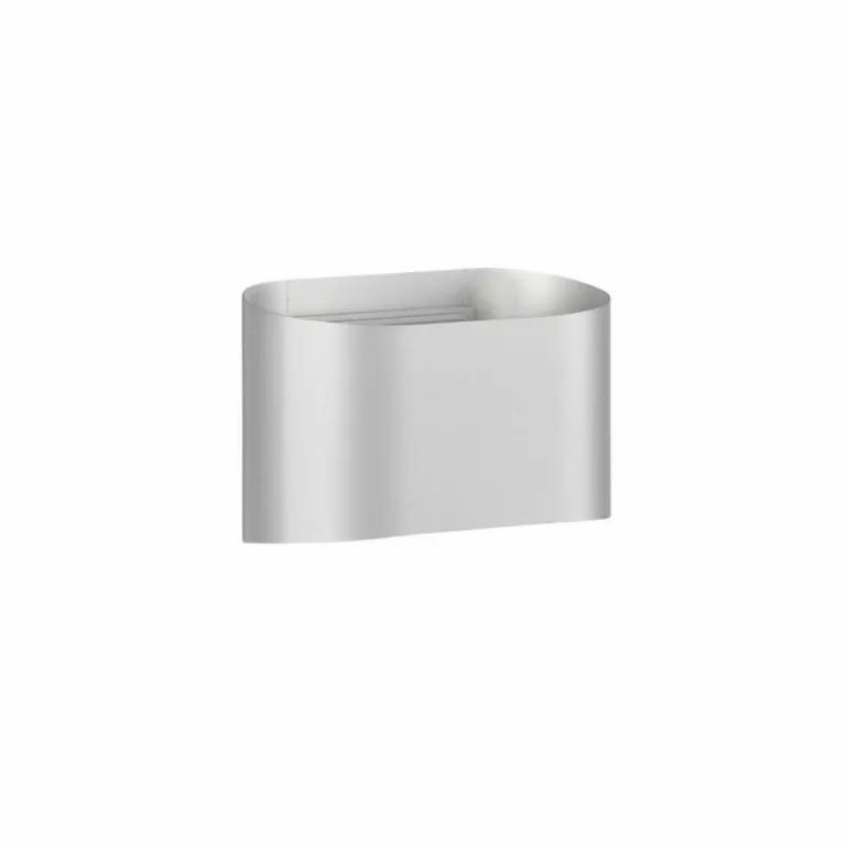 Applique murale Fischer & Honsel Wall LED Argenté, 2 lumières