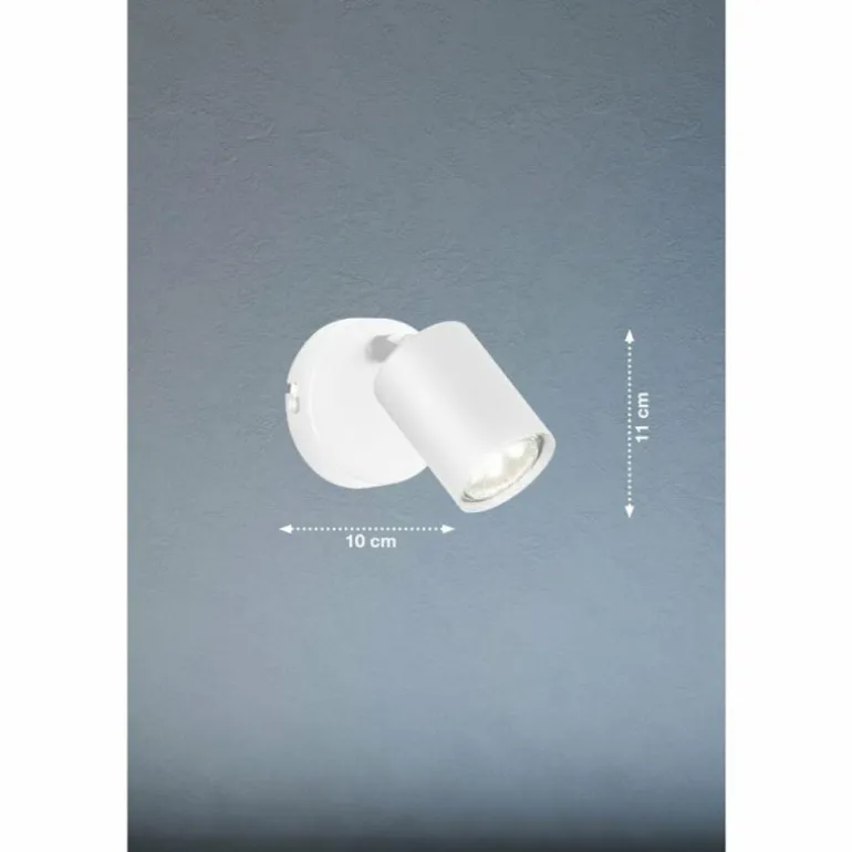 Applique murale Fischer & Honsel Vano Blanc, 1 lumière