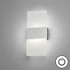 Applique murale Fischer & Honsel Foder LED Nickel mat, 1 lumière