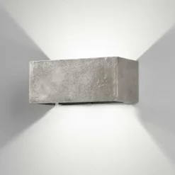 Applique murale Fischer & Honsel Cog LED Nickel mat, 4 lumières