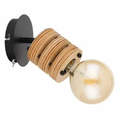 Applique murale Globo ANGELINE Noir, 1 lumière