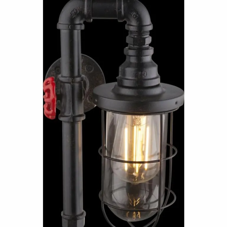 Applique murale Globo BAYUDA Noir, 1 lumière