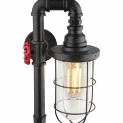 Applique murale Globo BAYUDA Noir, 1 lumière