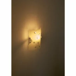 Applique murale Globo BURGUNDY Nickel mat, Blanc, 1 lumière